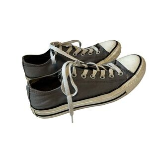 Converse Chuck Taylor All Star Low Gray Canvas Sneakers Women’s 8